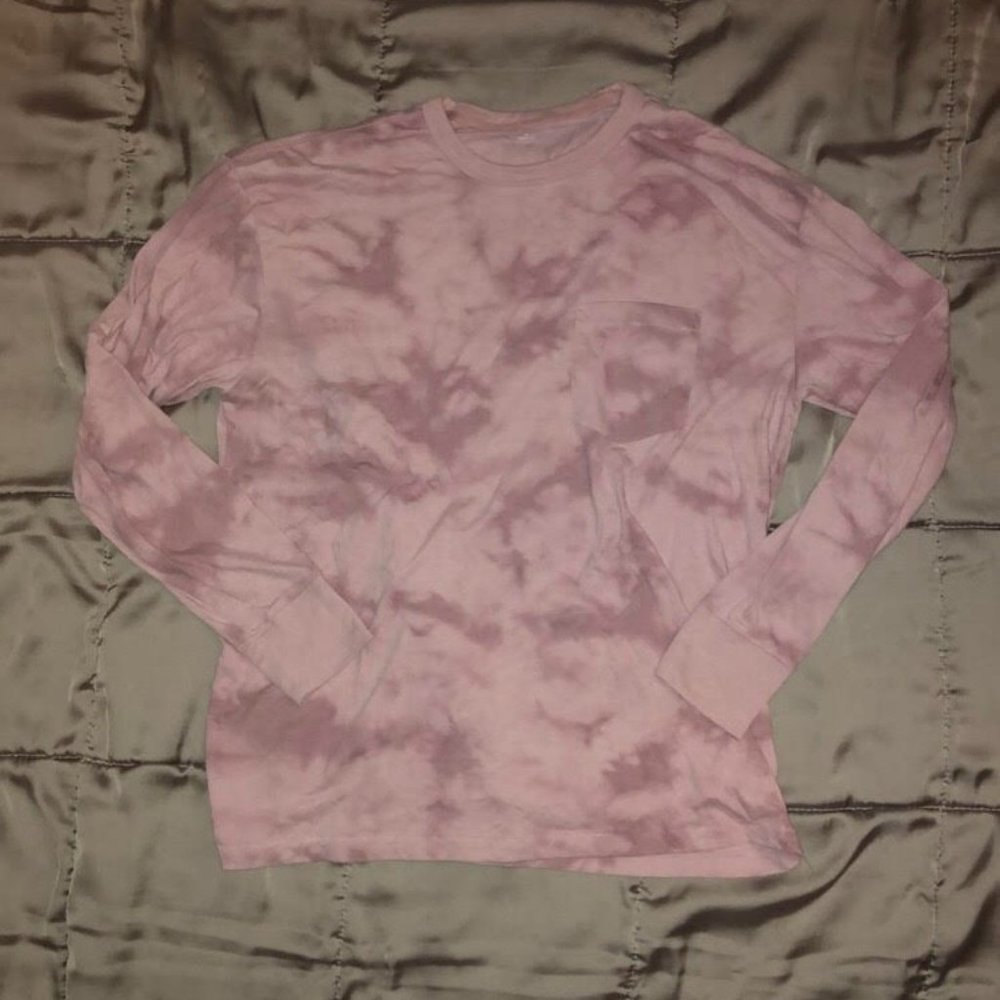 purple tie dye long sleeve